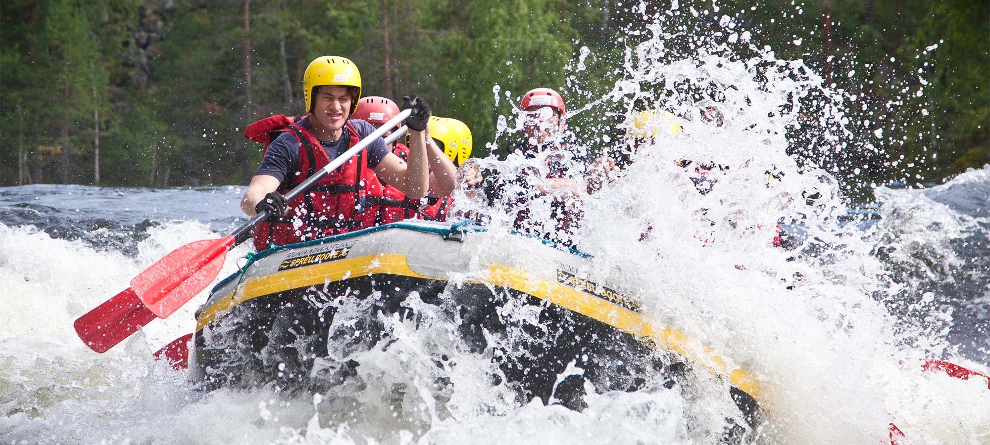 Whitewater rafting kuusamo